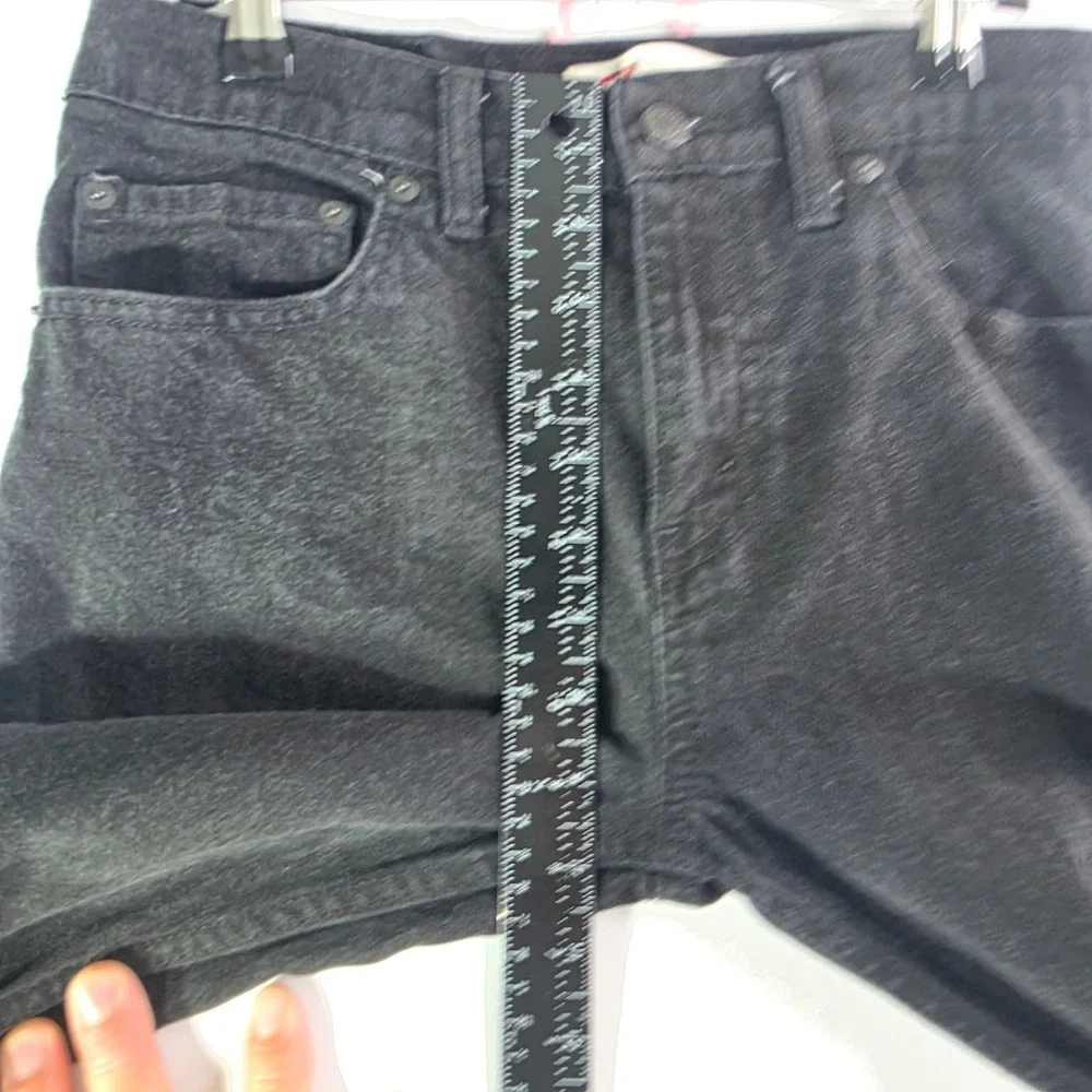 Levis 511 Slim Jeans Mens 30x29 Black Denim Pants
